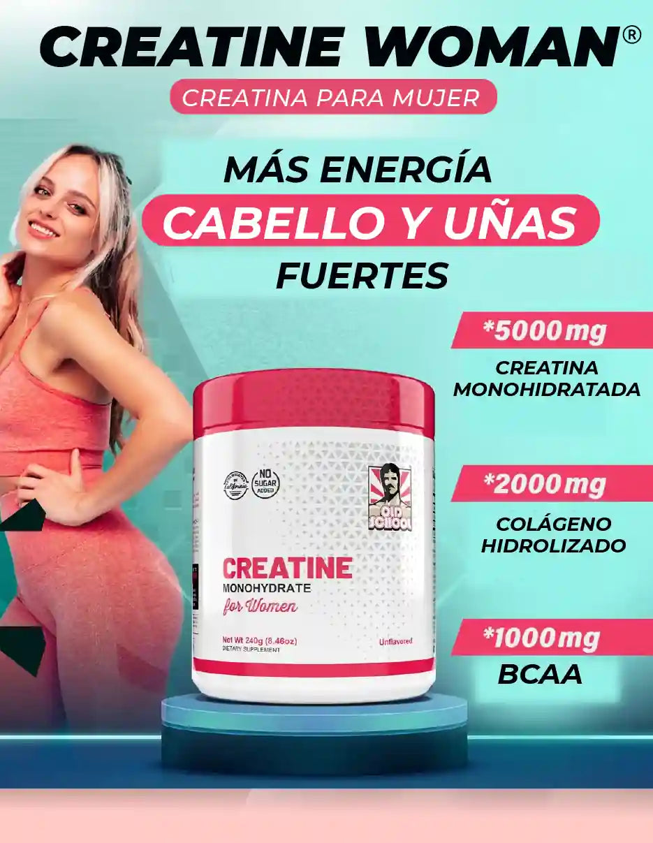 CREATINA MONOHIDRATADA WOMAN [PV1-WHATSAPP-ELITEZONEMARKET]