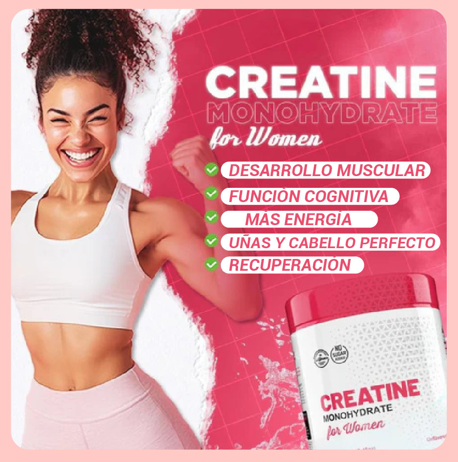 CREATINA MONOHIDRATADA WOMAN [PV1-WHATSAPP-ELITEZONEMARKET]