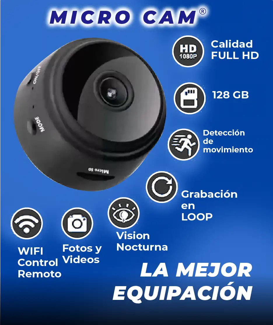MINI CAMARA MICROCAM [PV1-META-ELITEZONEMARKET]