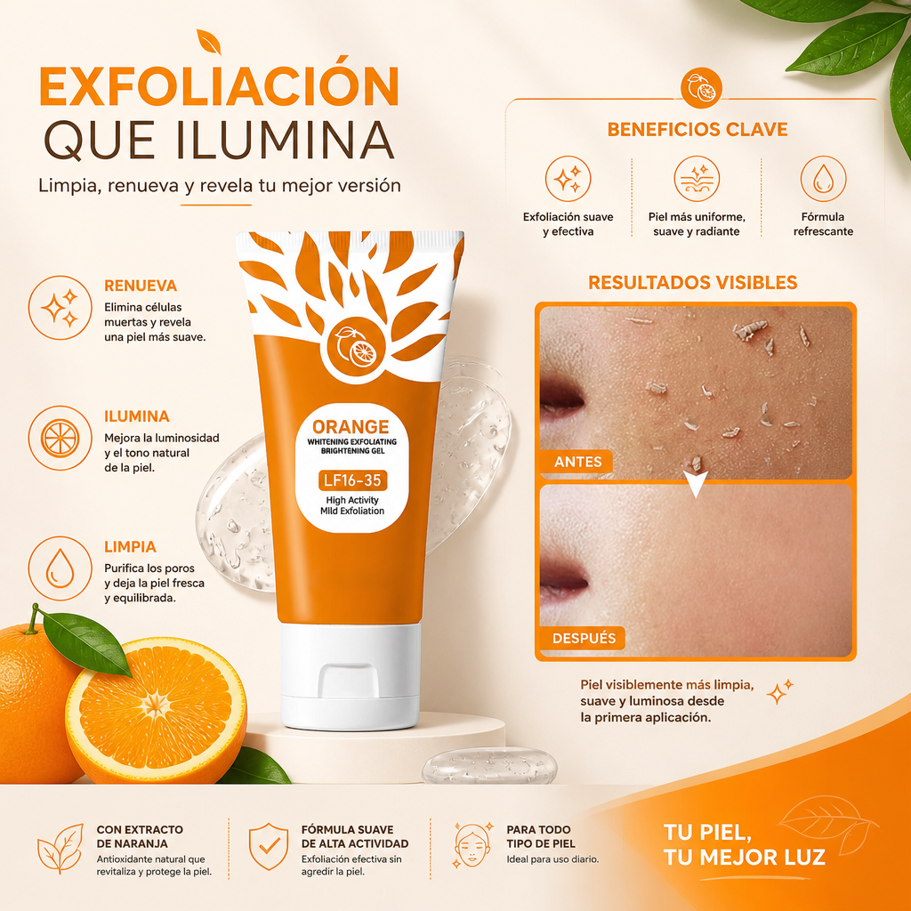 EXFOLIANTE ORANGE [PV1-WHATSAPP-ELITEZONEMARKET]